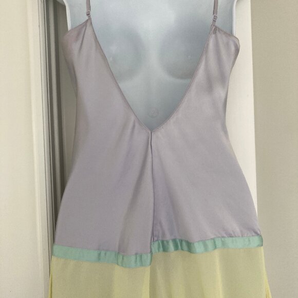 Victoria's Secret Sleeveless 100% Silk Chemise Light Pastel XS - Picture 6 of 8